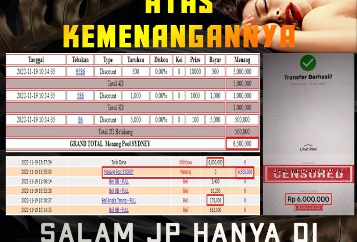 CHUTOGEL ~ Bonus slot harian CHUTOGEL